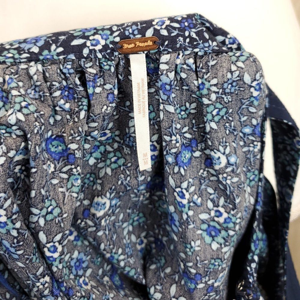 Free People Petunia Floral Mini Dress D--0119a - Picture 12 of 14